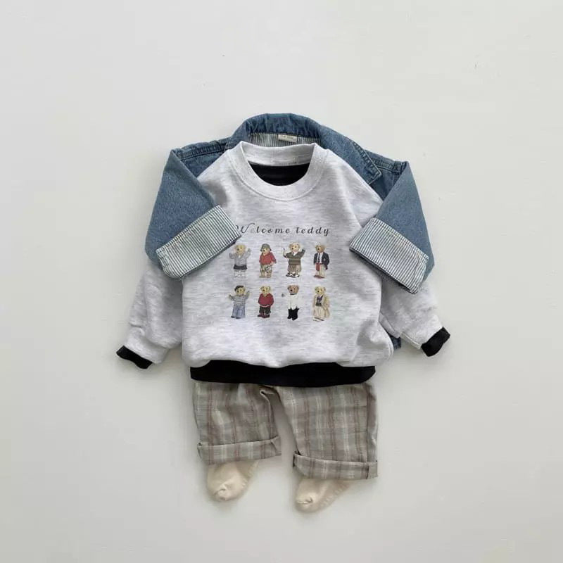 【BABY&KID】韓国風くまスウェットSK101547