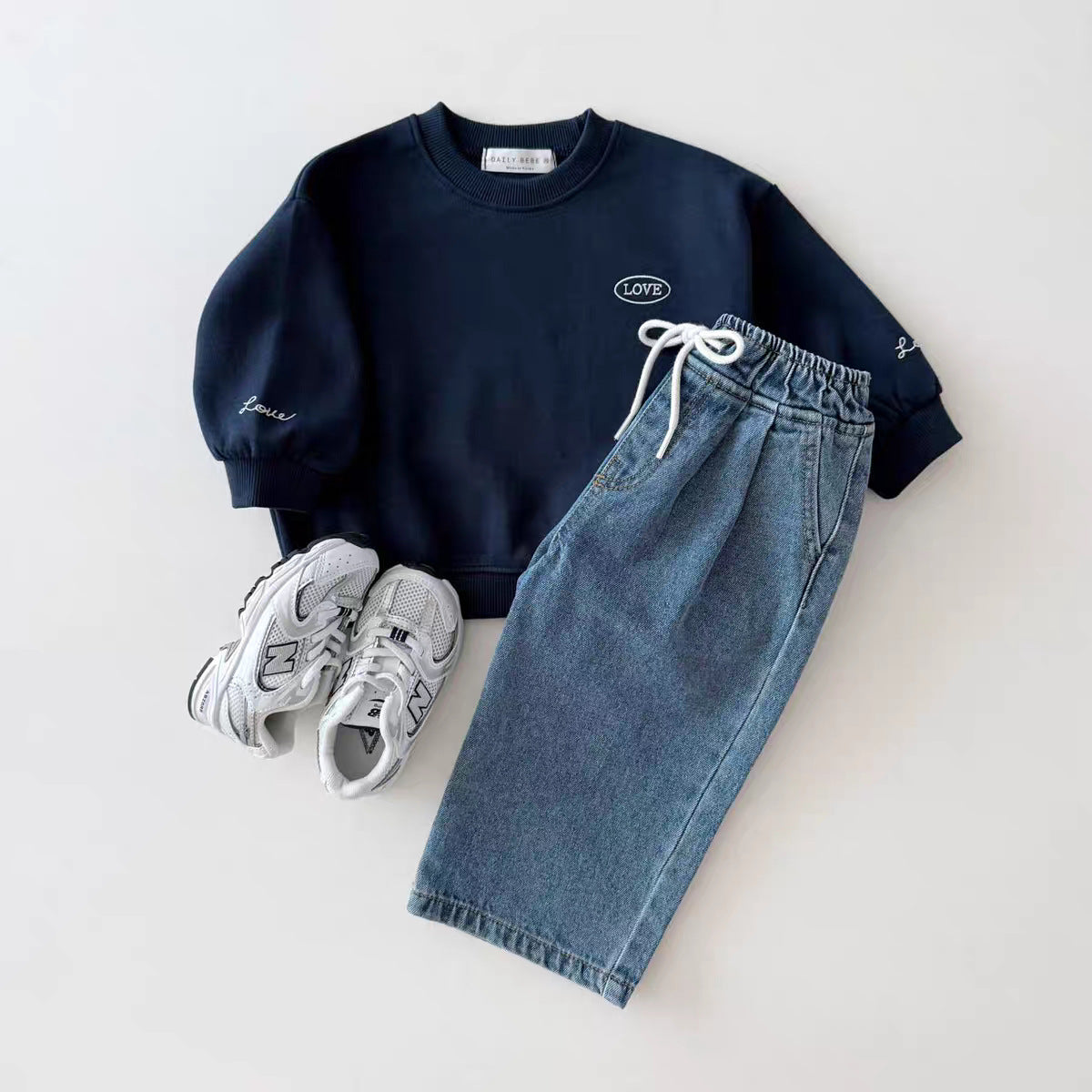 【BABY&KID】LOVEロゴクルーネックスウェットSK102635