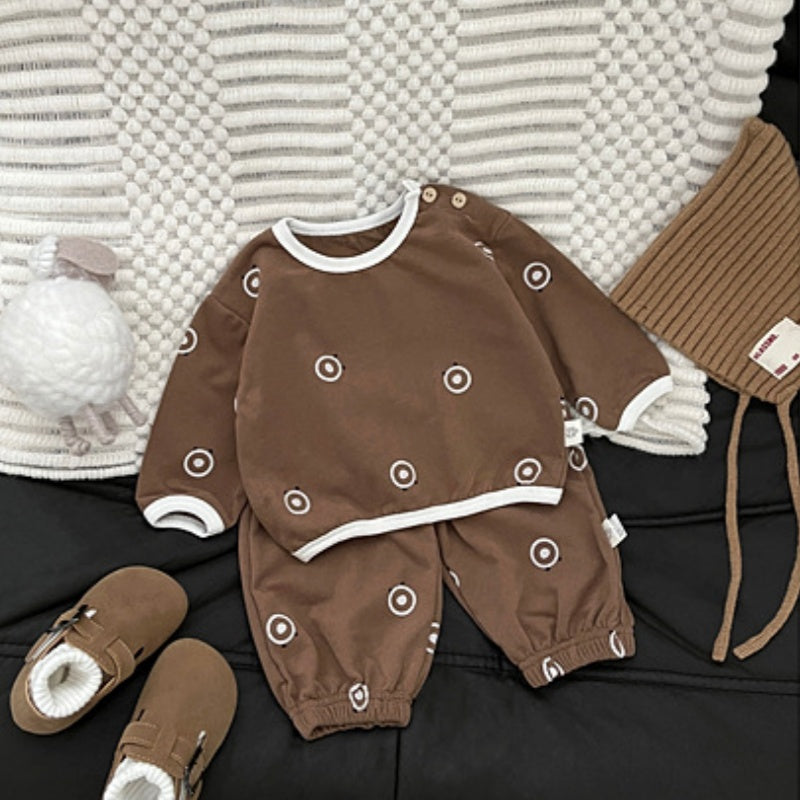 【BABY&KID】くまフェイス柄セットアップSK101820