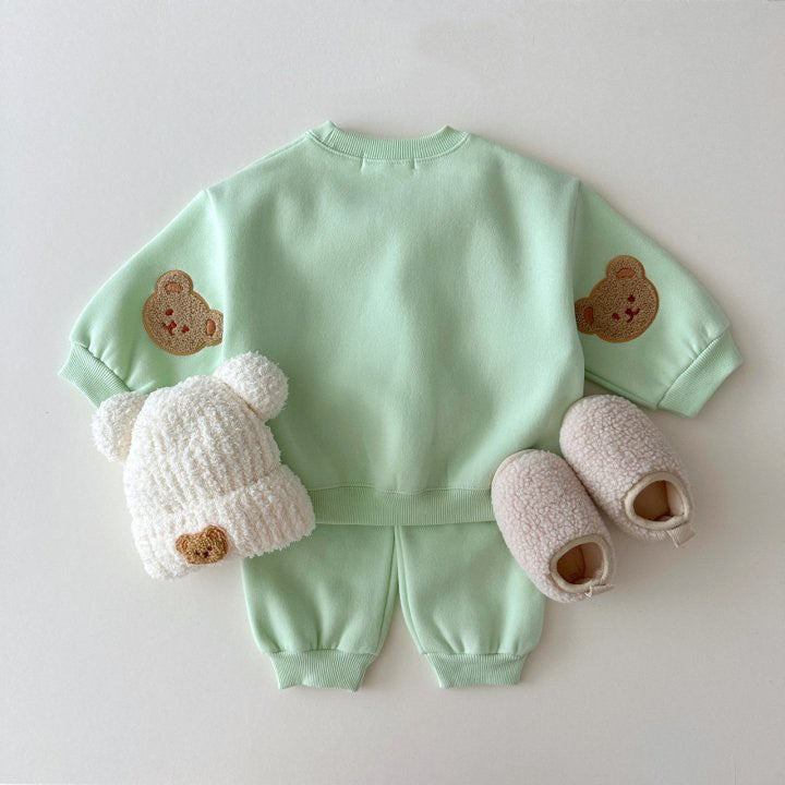 【BABY&KID】カジュアルクマセットアップSK030309