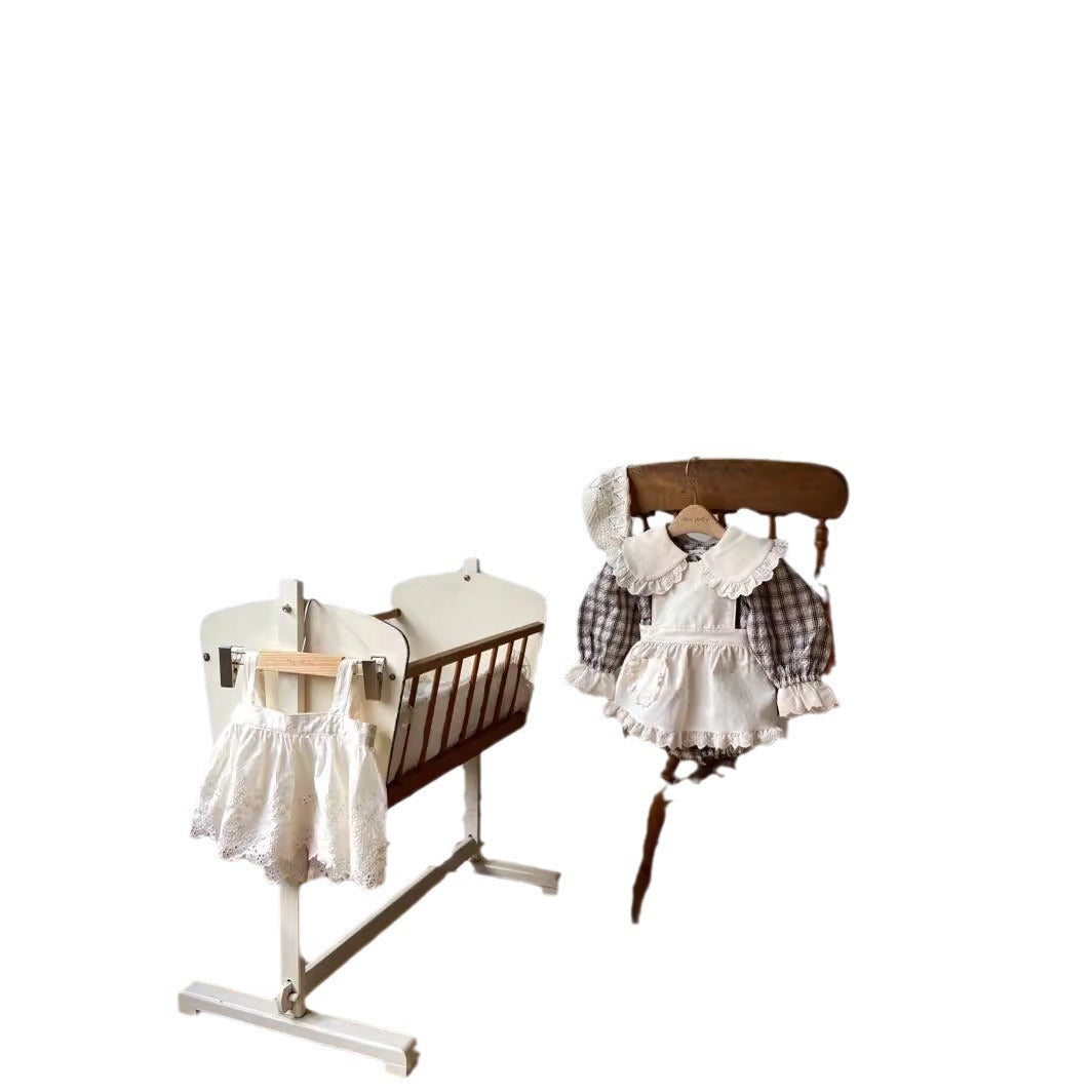 【BABY】レースチェックのワンピースSK012411