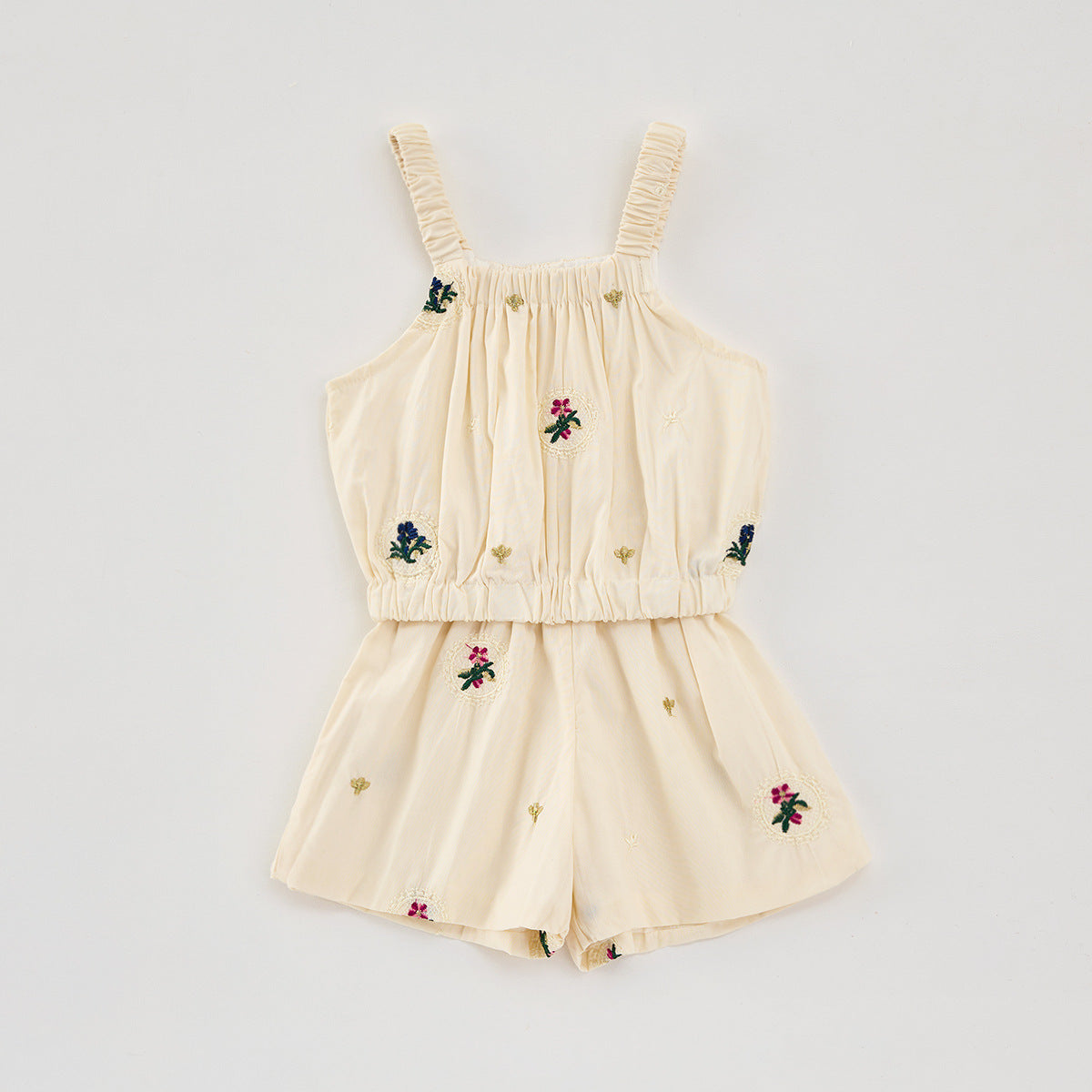 【BABY】夏新作 ナチュラル刺繍セットアップSK092620