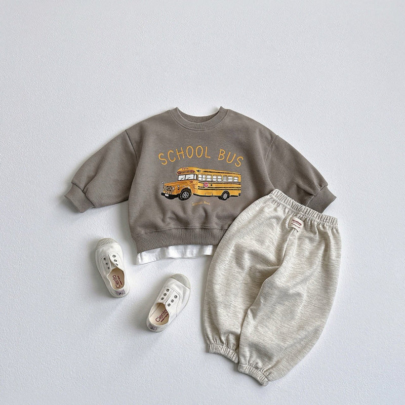 【BABY&KID】車プリントスウェットSK101551