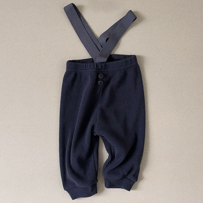 【BABY&KID】地ハイウエストサロペットSK012814