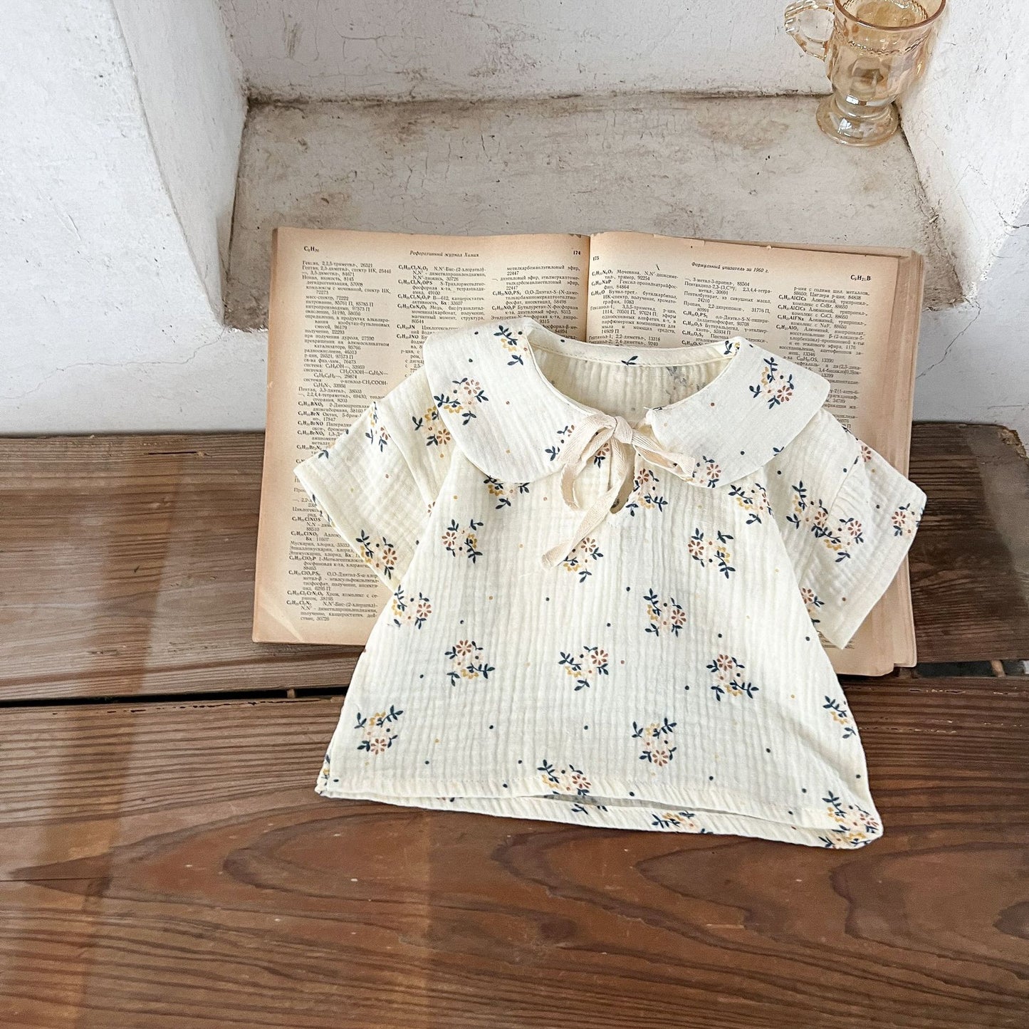 【BABY】コットン花柄半袖ロンパース、キャミロンパース、トップスセット、サロペットSK062112