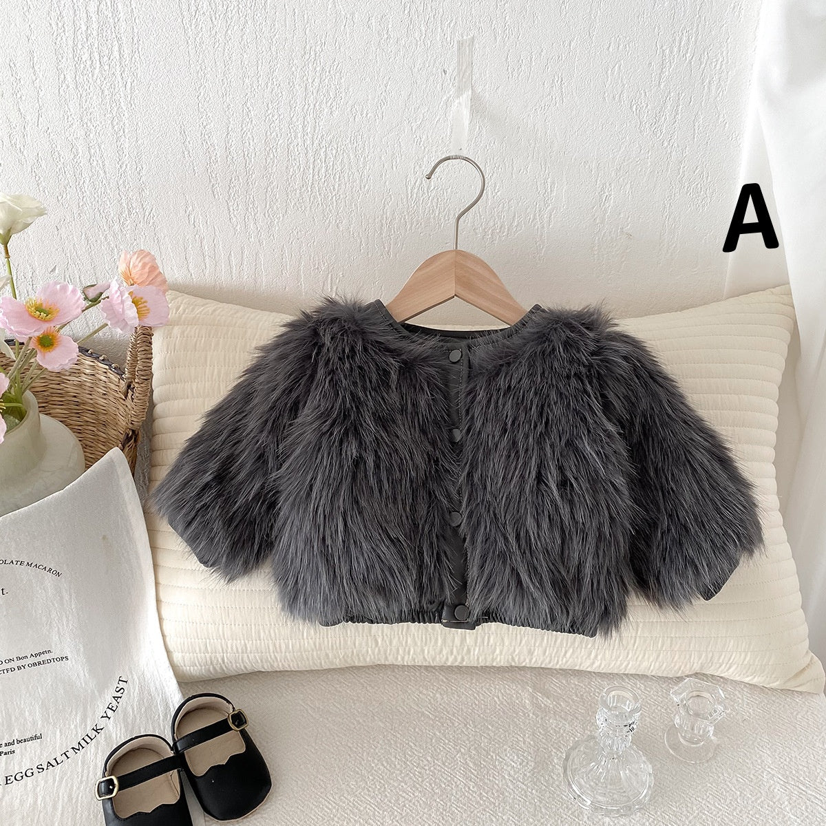 【BABY&KID】ふわふわオシャレアウターSK012915