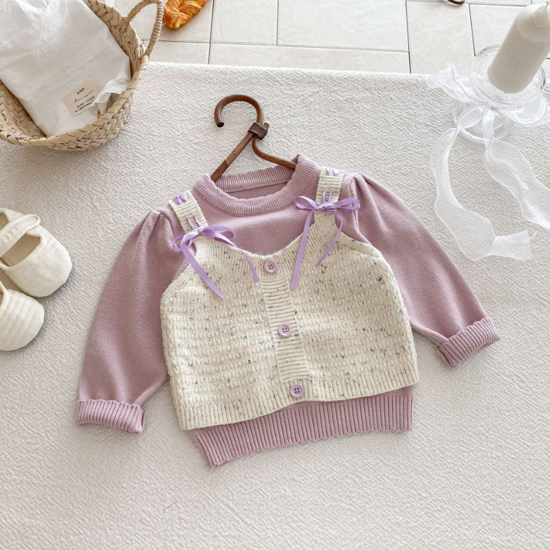 【BABY&KID】おしゃれニットセットアップSK092436