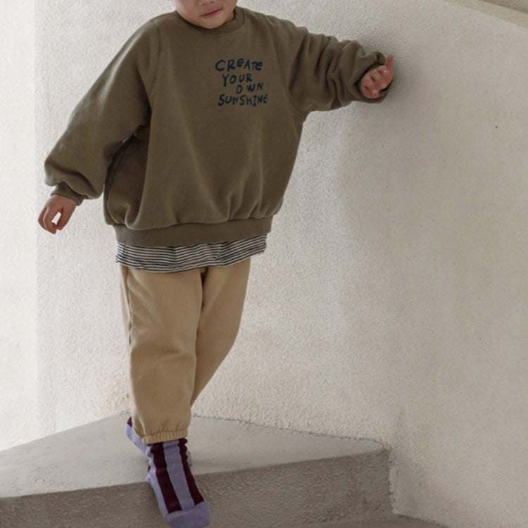【BABY&KID】英字柄トレーナーSK030507