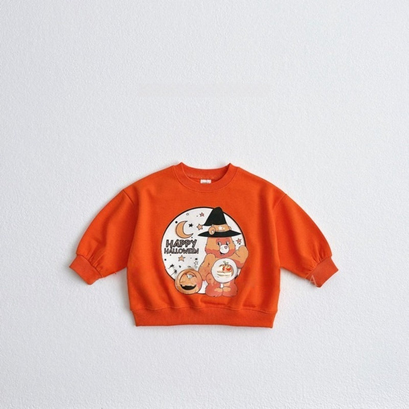 【BABY&KID】ハロウィンパンプキンベアカジュアルスウェットSK102023