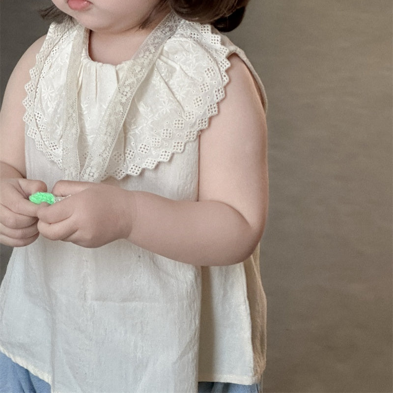 【BABY】夏新作 フリルブラウス、デニムショートパンツSK092220