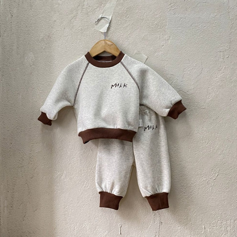 【BABY】裏起毛カジュアルセットアップSK101537