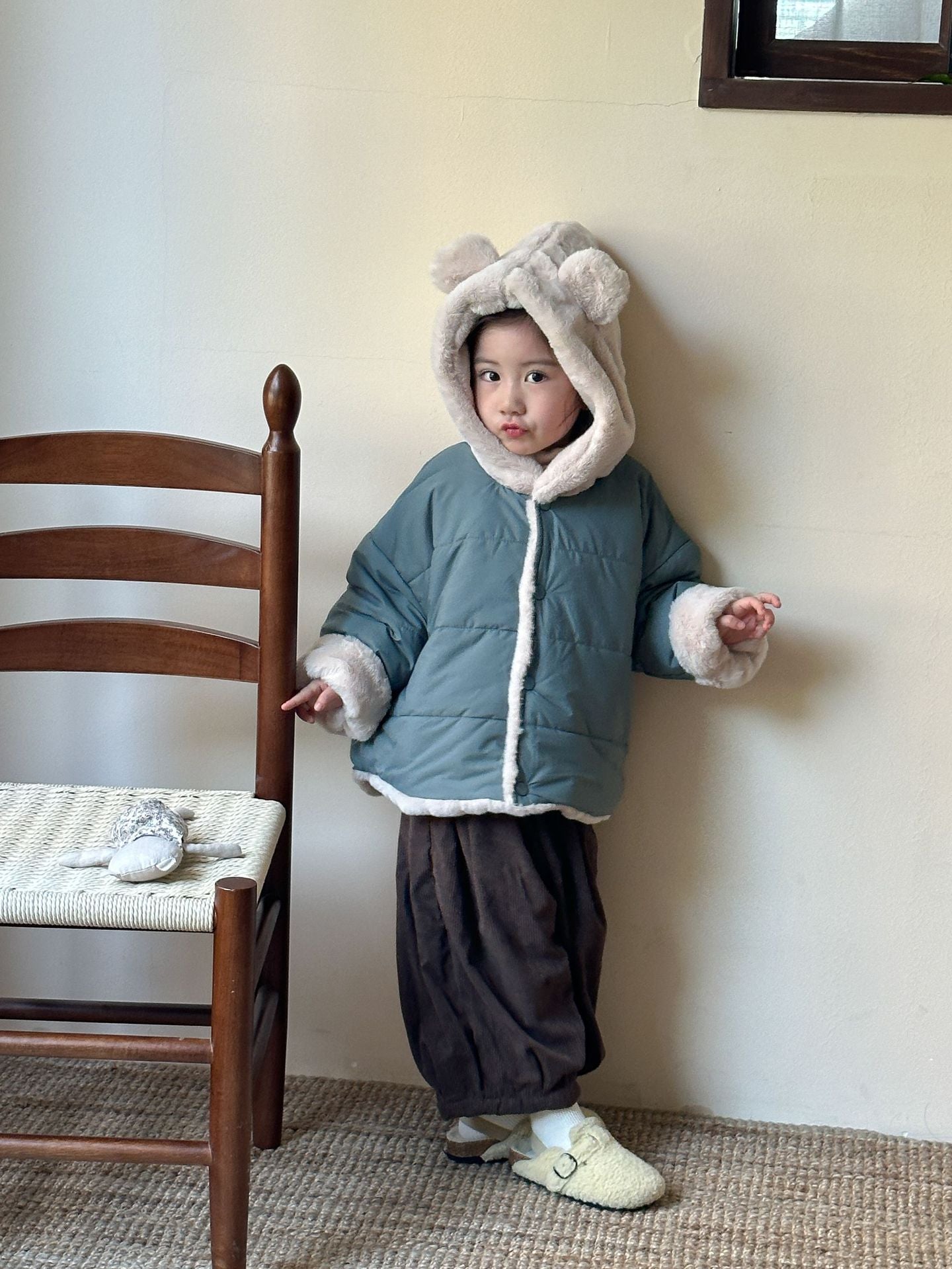 【BABY&KID】裏起毛防寒ジャケットSK012619