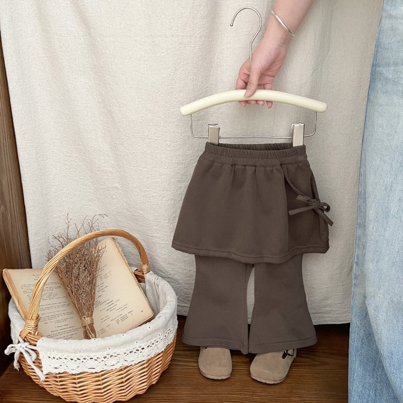 【BABY&KID】フェイクレイヤードベルパンツSK102332