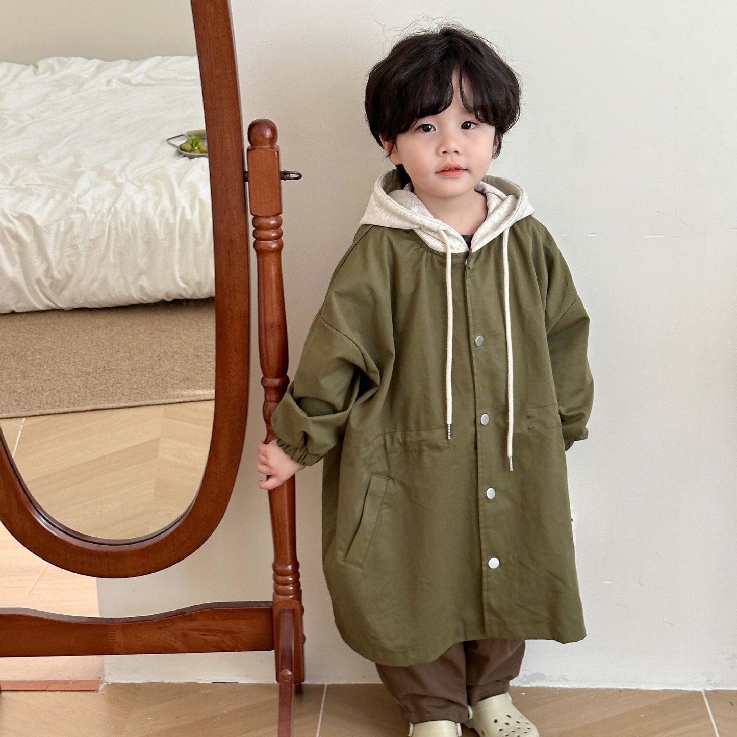 【BABY&KID】フード付きウインドブレーカーSK012611