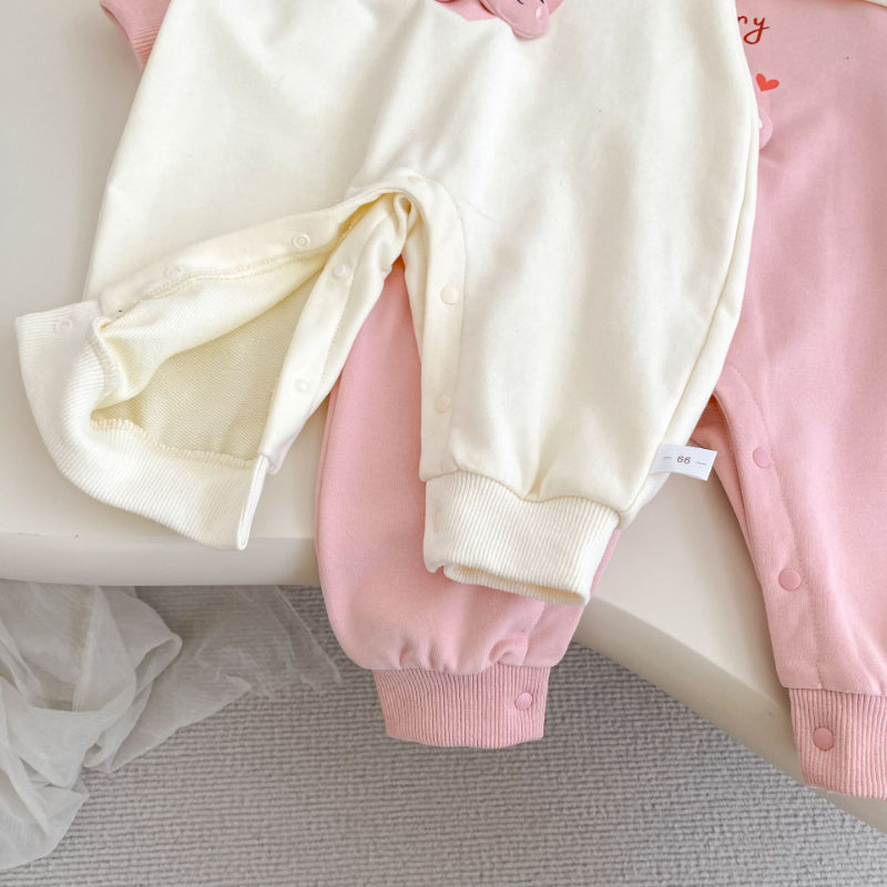 【BABY】キュートラビット長袖カバーオールSK092820
