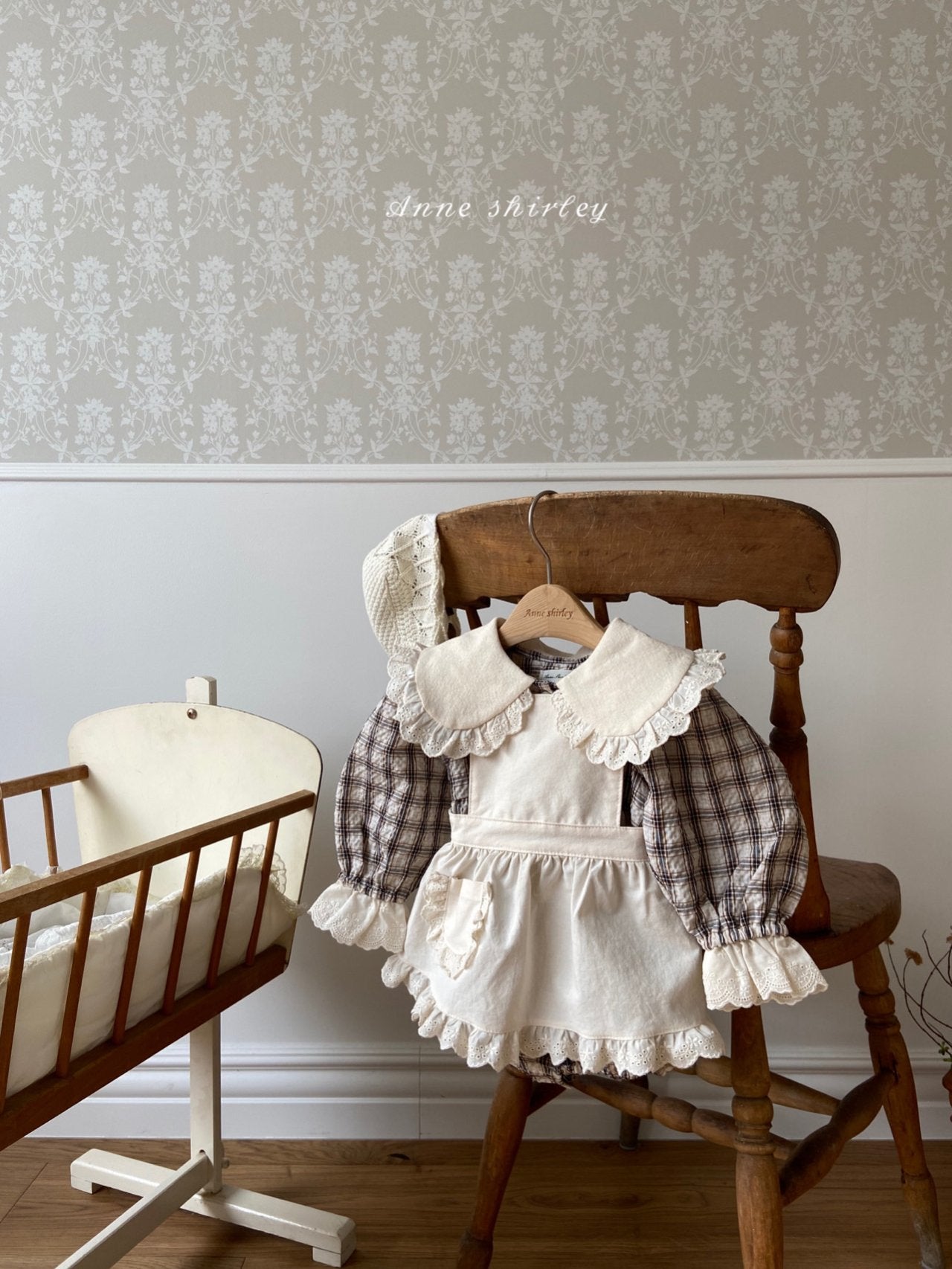 【BABY】レースチェックのワンピースSK012411