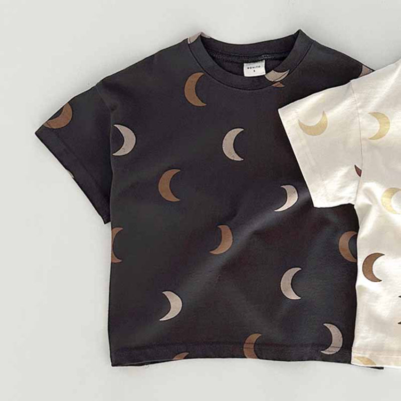 【BABY】夏新作 月総柄TシャツSK091723