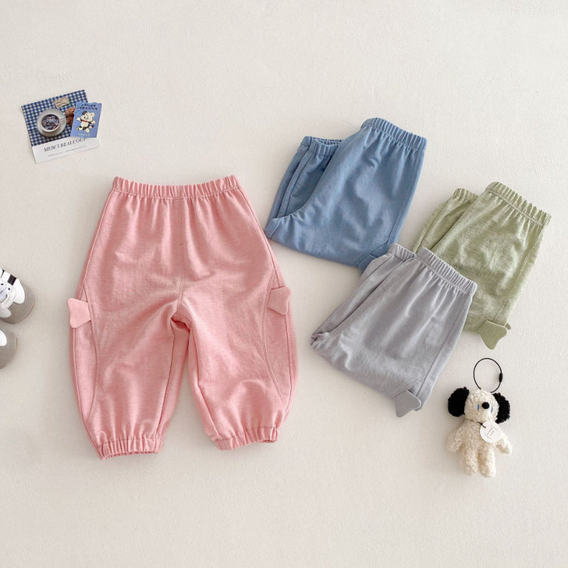 【BABY&KID】夏新作 無地のおしゃれな防蚊パンツSK070607