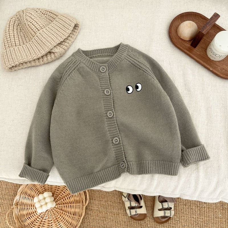 【BABY&KID】ビッグアイズオシャレカーディガンSK031609