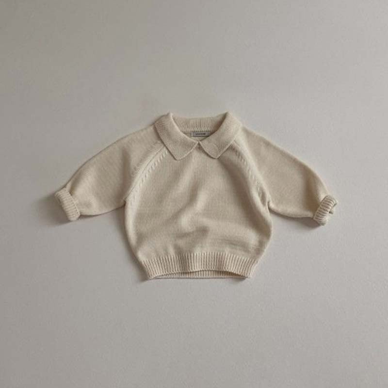 【BABY&KID】無地ORボーダー柄ニットセーター全3色SK11373