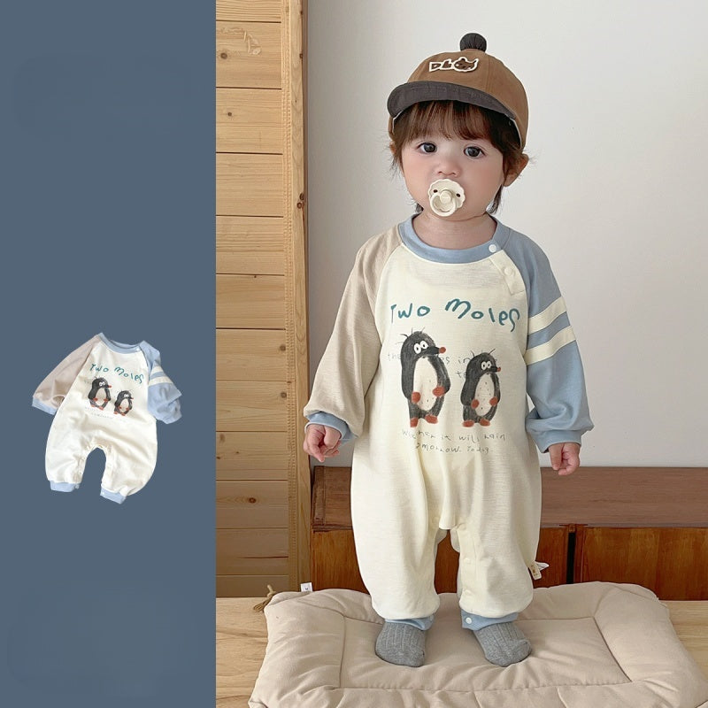 【BABY】もぐらカートゥーンカバーオールSK104418