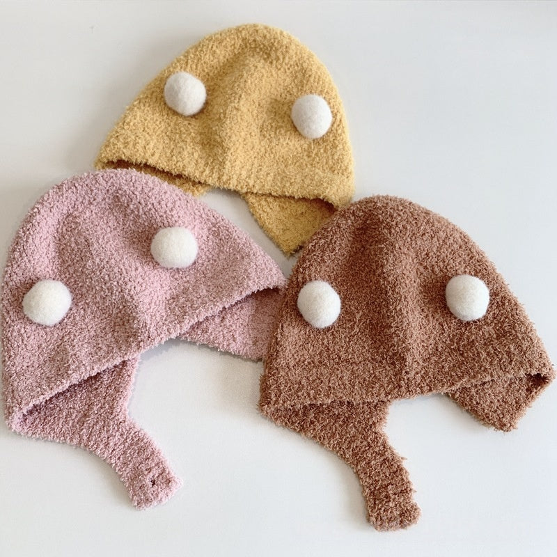 【HAT】ダブルポンポンニット帽子SK101623