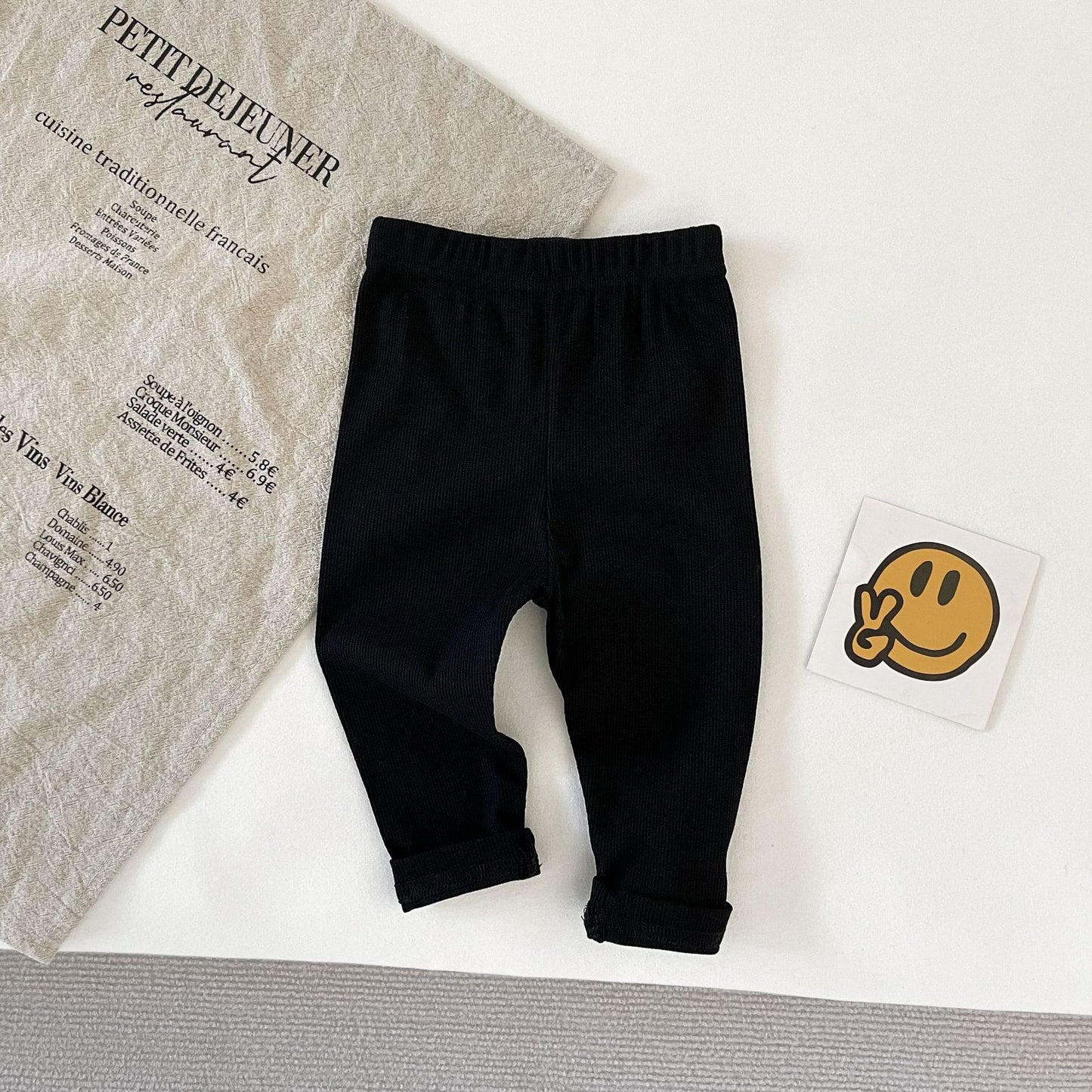 【BABY】シンプルリブレギンス 全7種類SK052304