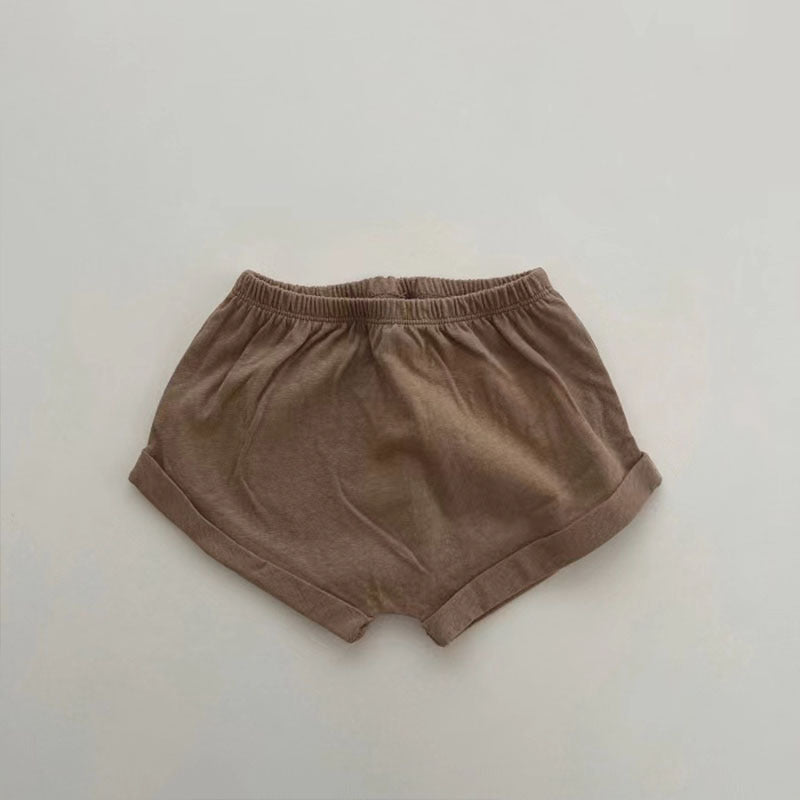 【BABY】夏新作ノーカラークールネックセットアップ 全2色SK062915