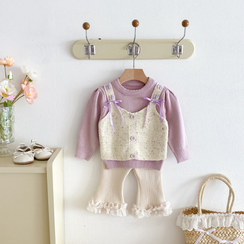 【BABY&KID】おしゃれニットセットアップSK092436