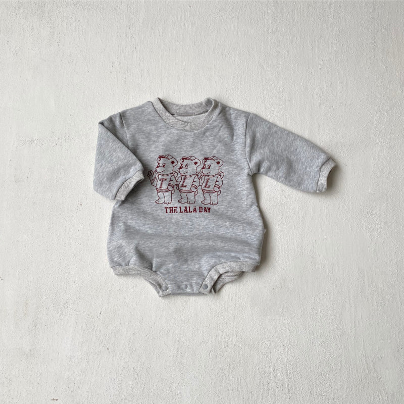 【BABY】3匹くまプリントロンパースSK101503