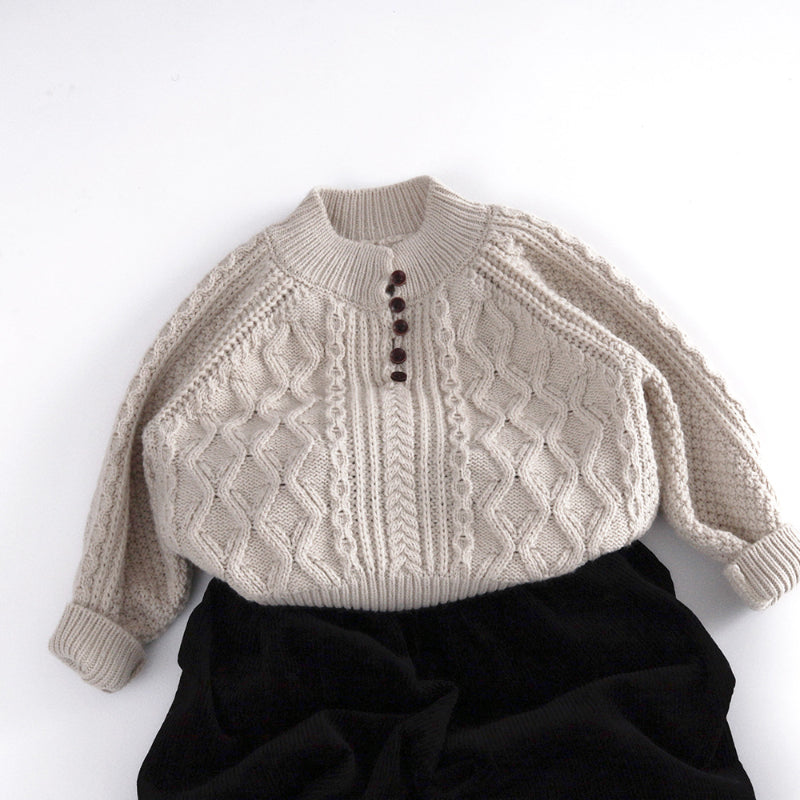 【BABY&KID】ラグラン袖プルオーバーニットSK100541