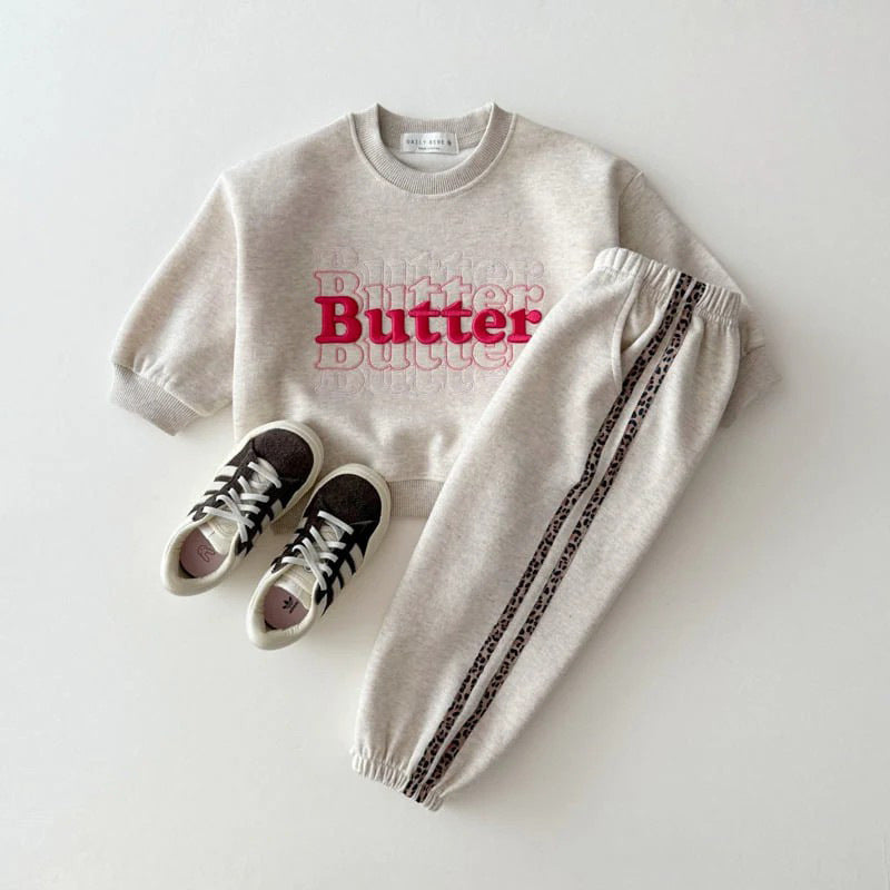 【BABY&KID】韓国風刺繍ロゴスウェットSK101921