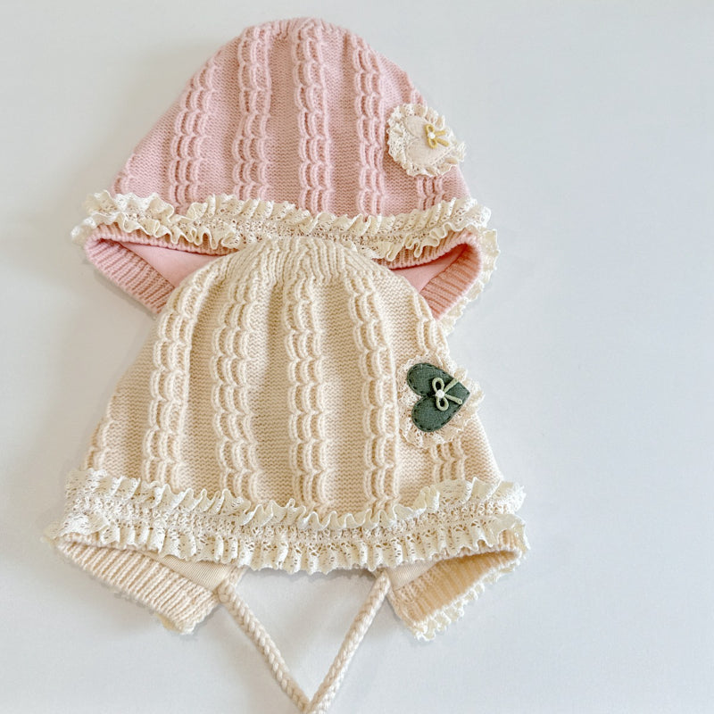 【HAT】ハートレースベビーボンネットSK101614