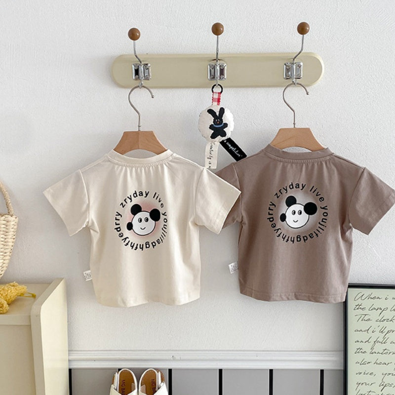 【BABY&KID】夏新作 キュートキャラクターTシャツSK092627