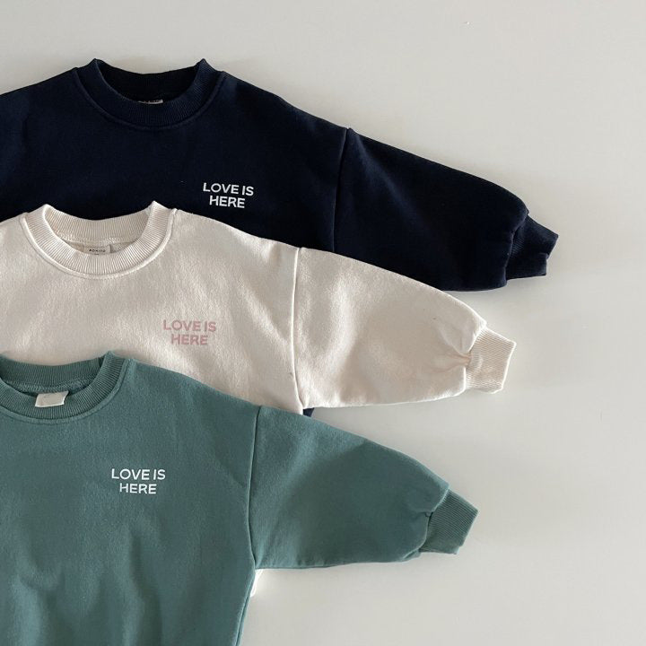 【BABY&KID】Love is hereオシャレトレーナーSK060111