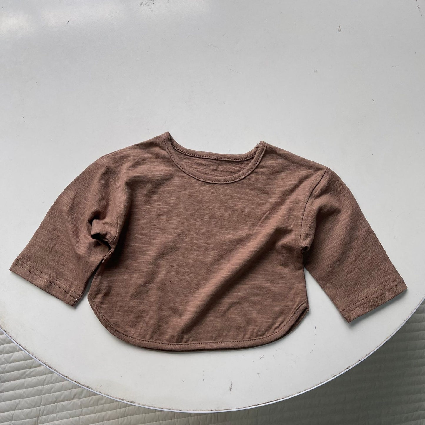 【BABY&KID】カジュアル無地シャツSK012822