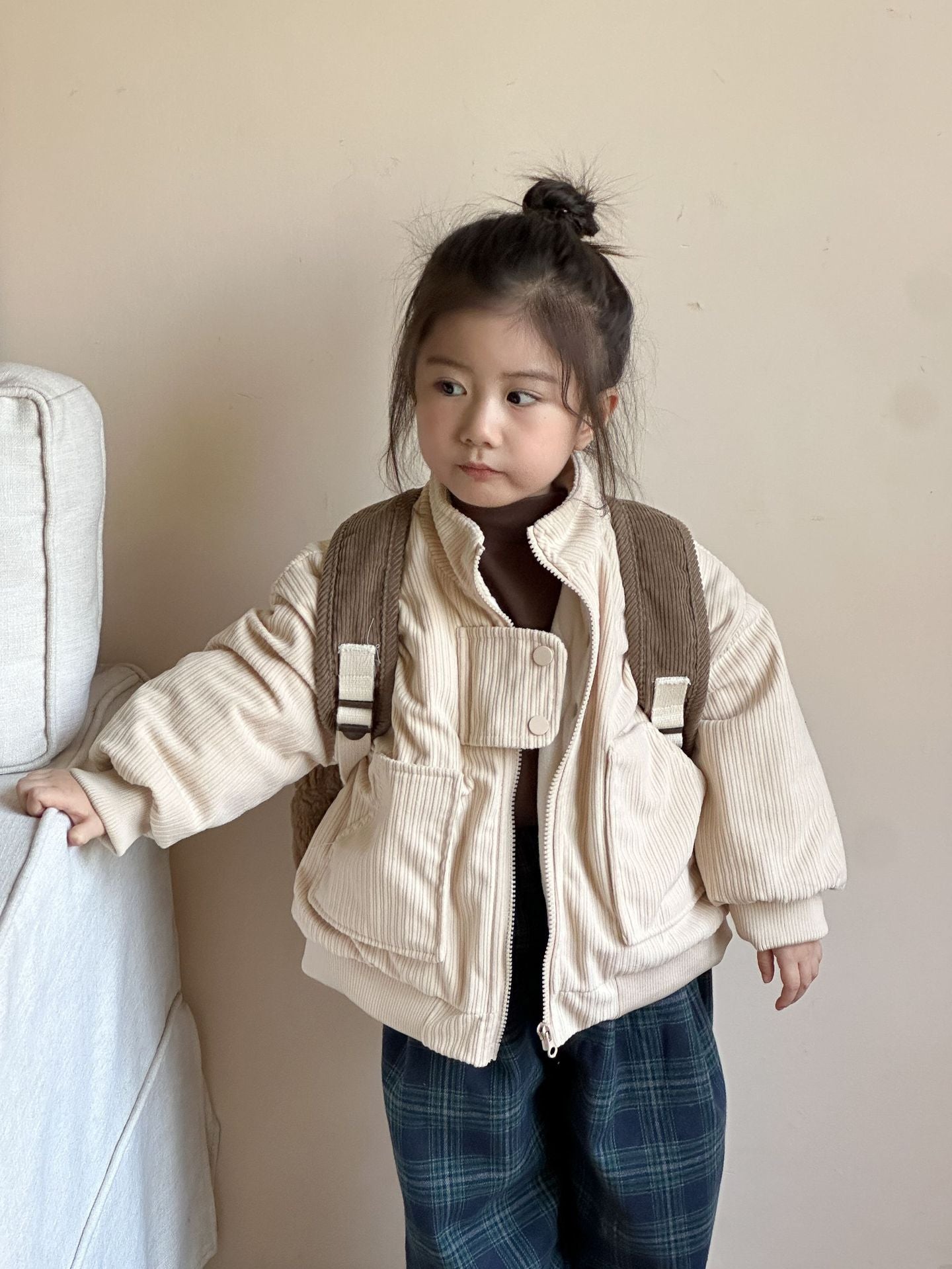 【BABY&KID】 裏起毛防寒ジャケットSK012612