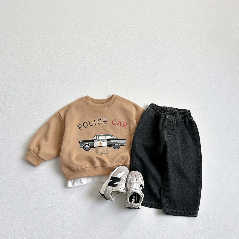 【BABY&KID】車プリントスウェットSK101551