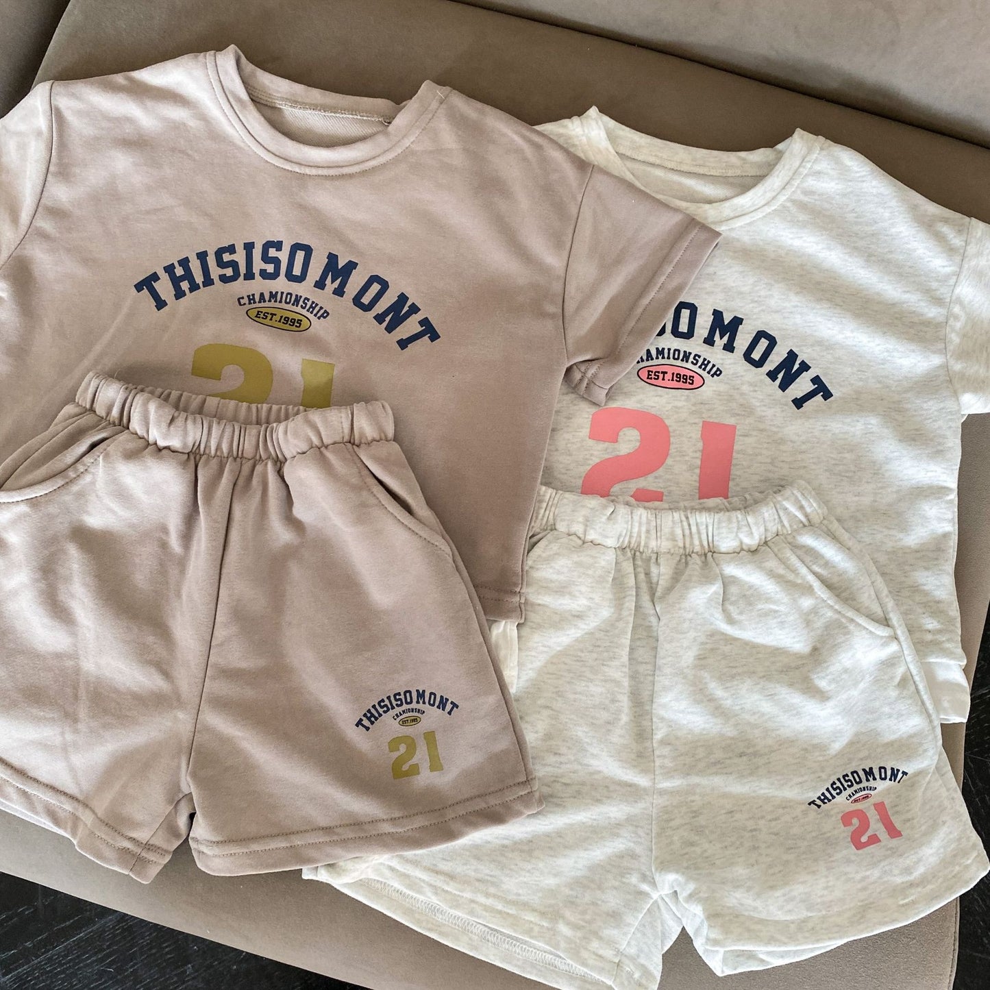 【BABY&KID】夏新作 THISISO MONTレイヤードセットアップSK061708