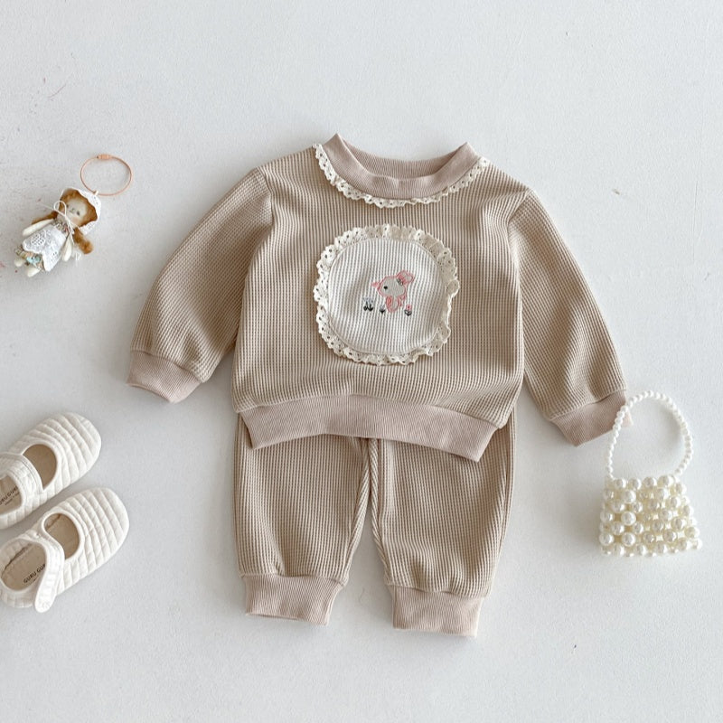 【BABY&KID】クルーネックうさぎセットアップSK092710