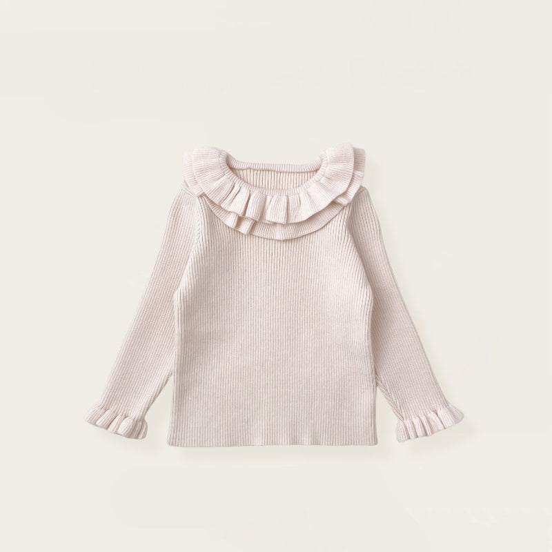 【BABY&KID】冬新作 チェックジャンパースカート&フリルニット&バッグ3点セットSK102430