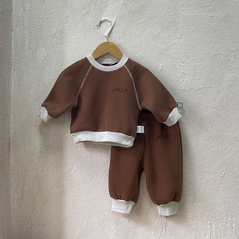 【BABY】裏起毛カジュアルセットアップSK101537