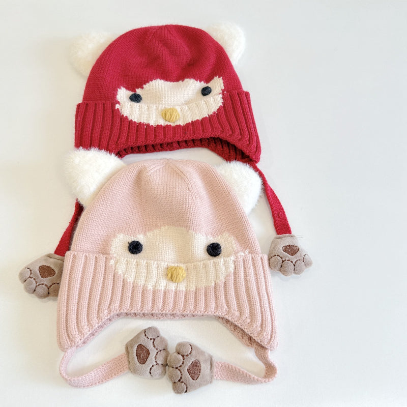 【HAT】フクロウ耳あて帽子SK101604