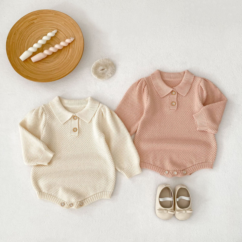 【BABY】ニット長袖ロンパースSK093022