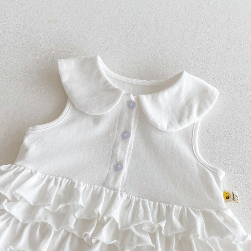 【BABY&KID】夏新作 ティアードフリルワンピースSK082612