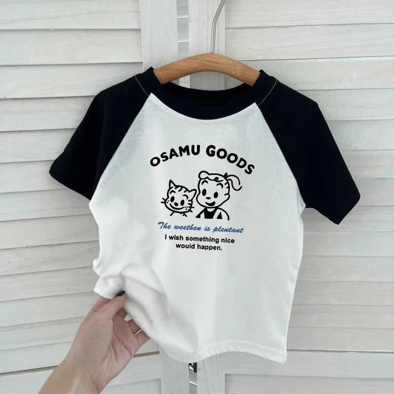 【BABY&KID】夏新作 キャラクタープリントTシャツSK092228