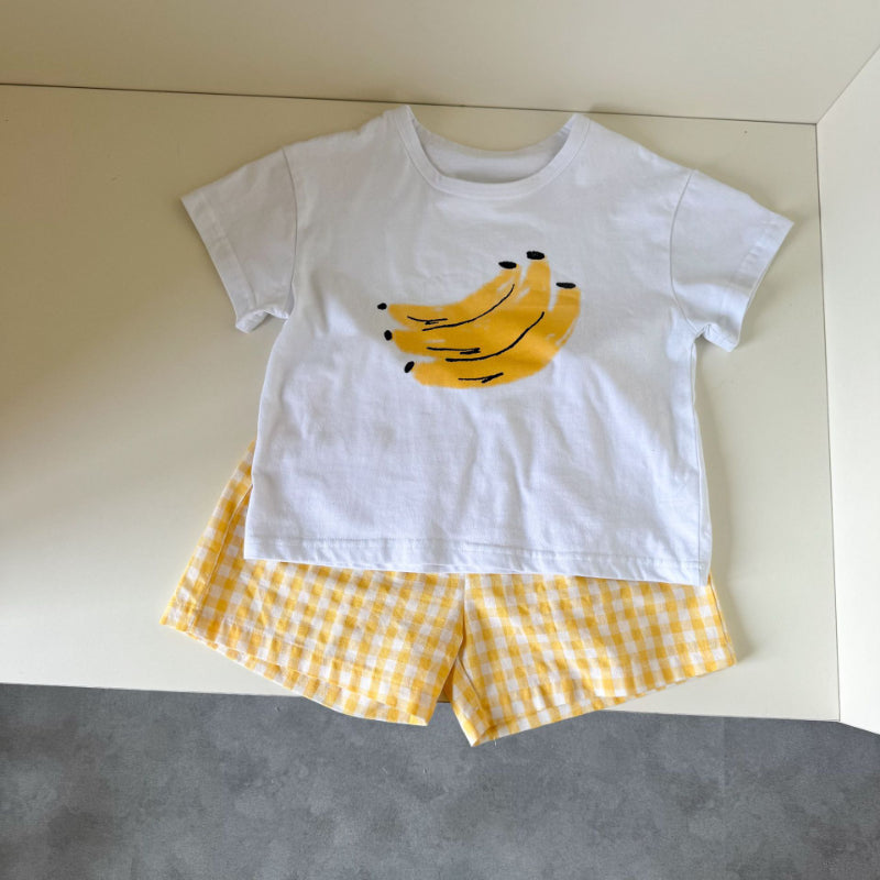 【BABY&KID】夏新作 フルーツプリントセットアップSK063006