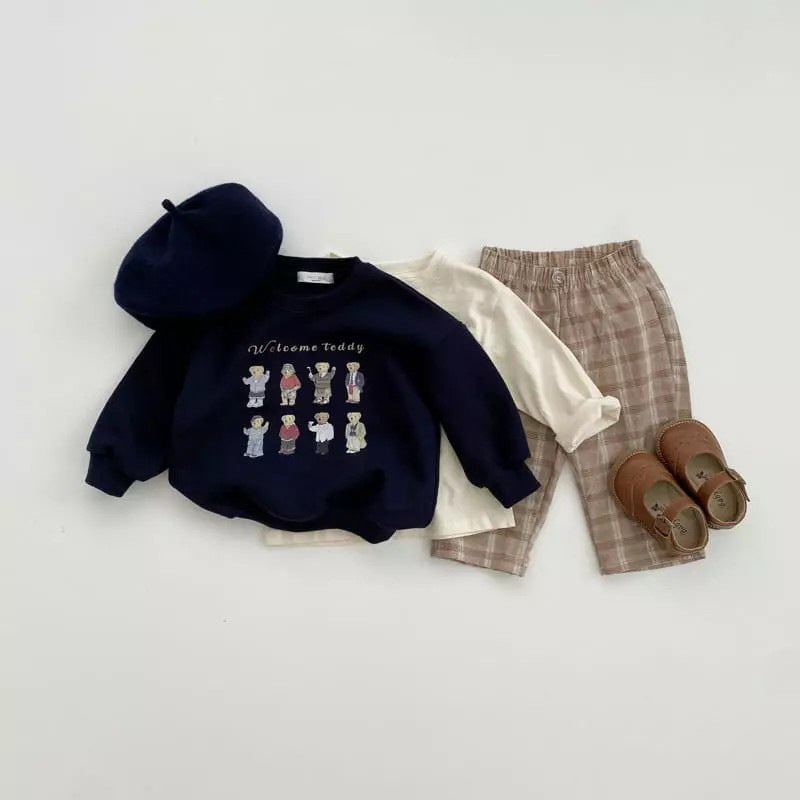【BABY&KID】韓国風くまスウェットSK101547