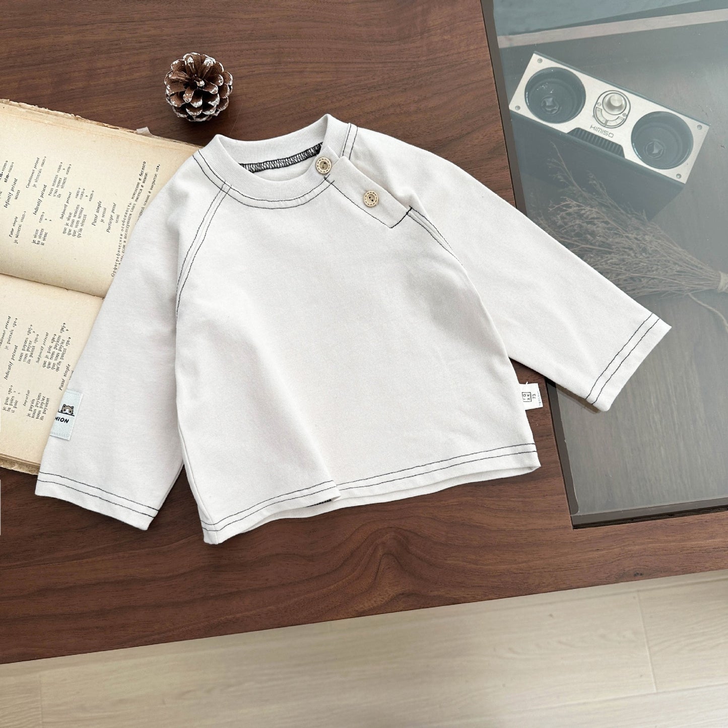 【BABY&KID】カジュアル無地サロペット、ピュアカラートップスSK062409