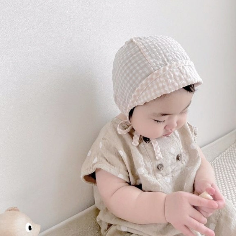 【BABY】夏新作 ドット柄、無地ロンパースSK072019
